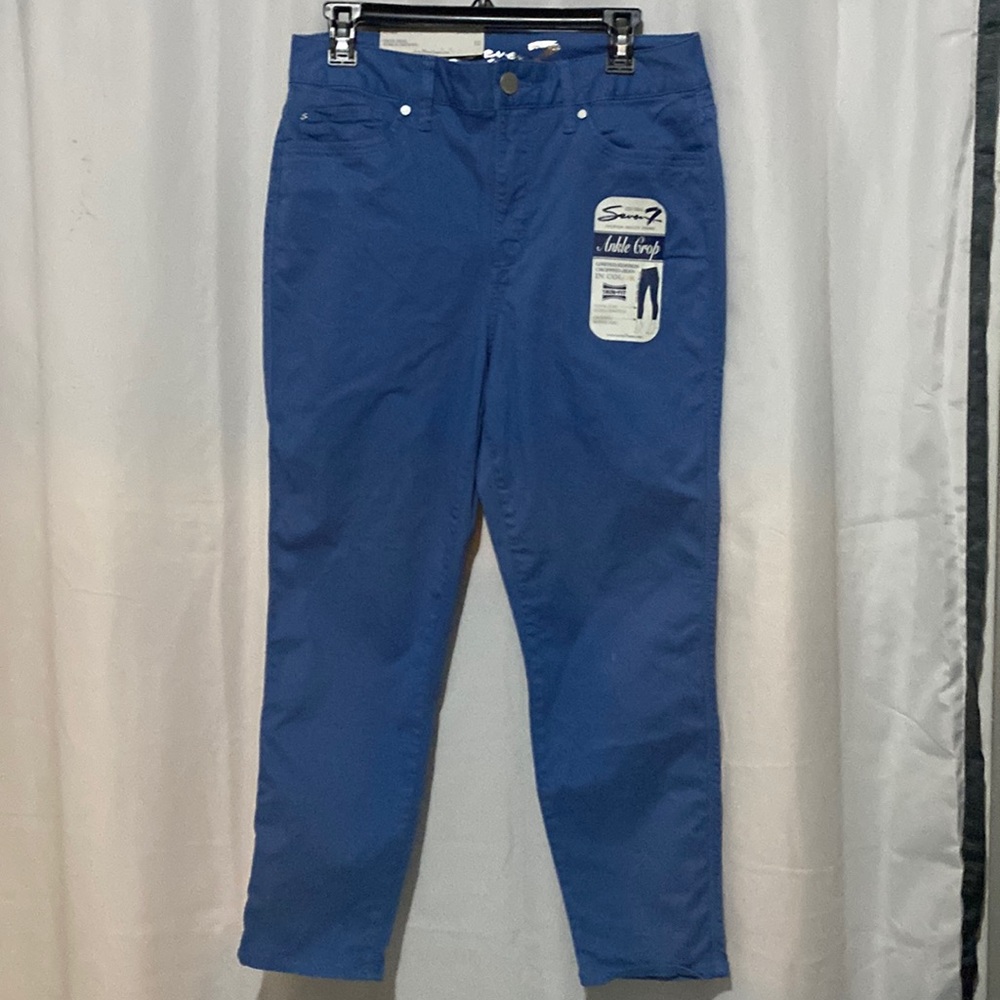 Seven 7 Ankle Cropped High Rise Jeans NWT Size 12